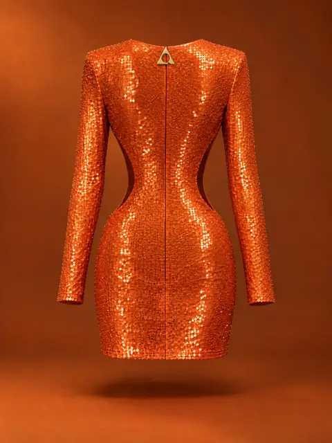 The Sequin Mini, back