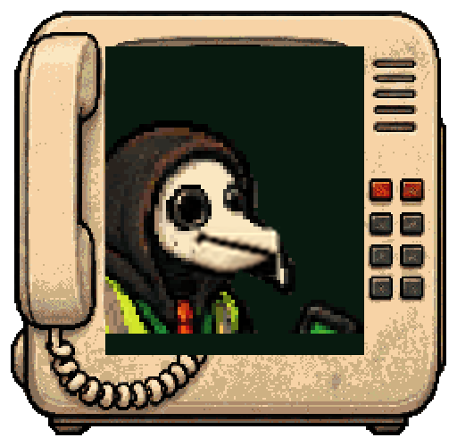 Facilities, the desk-phone portrait from the show.